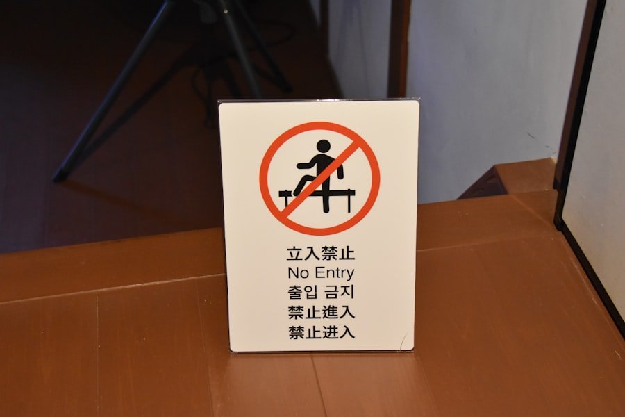 Photo warning notice template